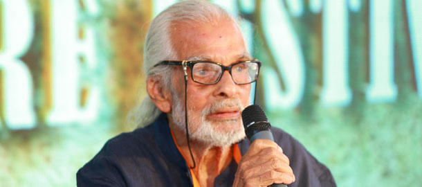 Working with M.T was a pleasure and has influenced me in many different ways -Artist Namboothiri