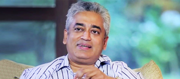 Noted Journalist Rajdeep Sardesai arrives to interact